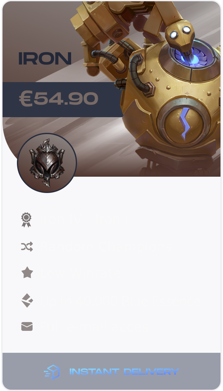 Iron Euw Lol Epic Shop