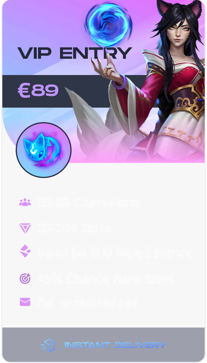 VIP Entry EUW LOL Epic Shop